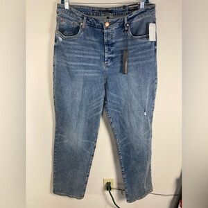 See Thru Soul Jeans High Rise Relaxed Straight Size 34